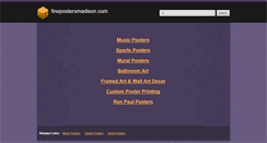 Desktop Screenshot of finepostersmadison.com